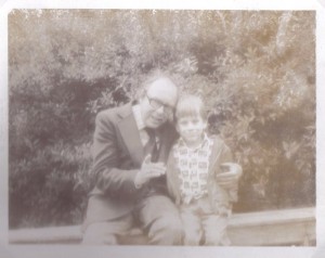 Max and Eric Morecambe, Blenheim Palace Fair, May 1976, working on a new double act...